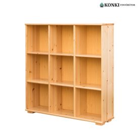 Vanessa 9 polcos, fenyő komód