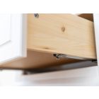 Malonno 2 ajtós vitrines szekrény