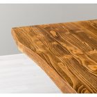 Elvira fenyő étkezőasztal, X-lábakkal (210 cm)