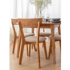 Lucio szék, bézs szövettel