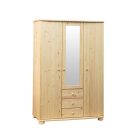 Claudia 3 ajtós, 3 fiókos, középen tükrös szekrény