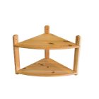 Sarok fenyő falipolc 2-es