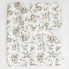 Mózeskosár - natúr + zöld