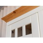 Berbenno 2 ajtós vitrines szekrény F+N