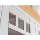 Berbenno 2 ajtós vitrines szekrény F+N