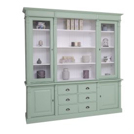 Direktor 4 -es üveges + nyitott szekrény (K-295-57)