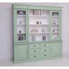 Direktor 4 -es üveges + nyitott szekrény (K-295-57)