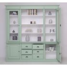 Direktor 4 -es üveges + nyitott szekrény (K-295-57)