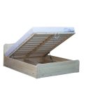 Liza ágyneműtartós francia ágy ( gázrugós )