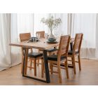 Gazzolo tölgyfa étkezőasztal 90x180