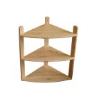 Sarok fenyő falipolc 3-as