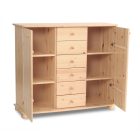 Claudia 2 ajtós, 4 fiókos komód