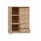 Zsombor 1 ajtós, 6 fiókos komód