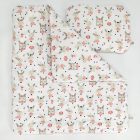 Mózeskosár - fehér + rózsaszín