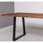 Elvira fenyő étkezőasztal, trapézlábakkal (240 cm)