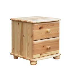 Viktória 2 fiókos fenyő éjjeliszekrény