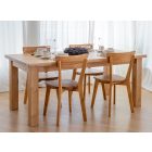 Guido bővíthető tölgy étkezőasztal 160-250