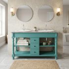 Széles, 3 fiókos nyitott fürdőszoba szekrény