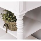 Széles, 3 fiókos nyitott fürdőszoba szekrény