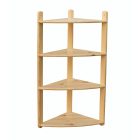 Sarok fenyő falipolc 4-es