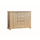 Anikó 2 ajtós, 5 fiókos komód