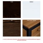 Szilaj keskeny nyitott fenyő polc