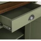 Direktor 1 ajtós, keskeny, vitrines szekrény