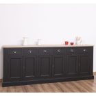 Jutka 6 ajtós, 6 fiókos komód