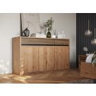 Rapolla 3 ajtós tölgy komód