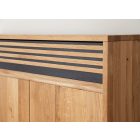 Rapolla 3 ajtós tölgy komód