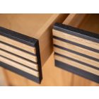 Rapolla 3 ajtós tölgy komód