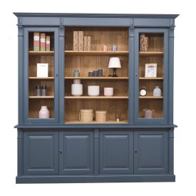 Direktor 4 -es üveges + nyitott szekrény (K-72-57)