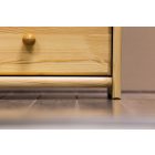 Zsombor 1 ajtós, 4 fiókos+nyitott komód