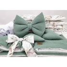 Mózeskosár - szürke + zöld