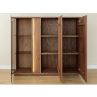 Carlo alacsony, széles vitrines komód TAB