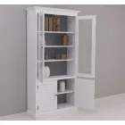 Borka 2 ajtós, vitrines szekrény