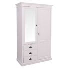 Magor 2 ajtós, 3 kis fiókos, tükrös szekrény