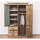 Magor 2 ajtós, 3 kis fiókos, tükrös szekrény