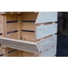 Gurulós tároló láda, közepes