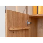 Carlo keskeny vitrin szekrény