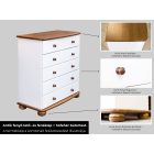 Claudia vitrines, teli, keskeny szekrény 